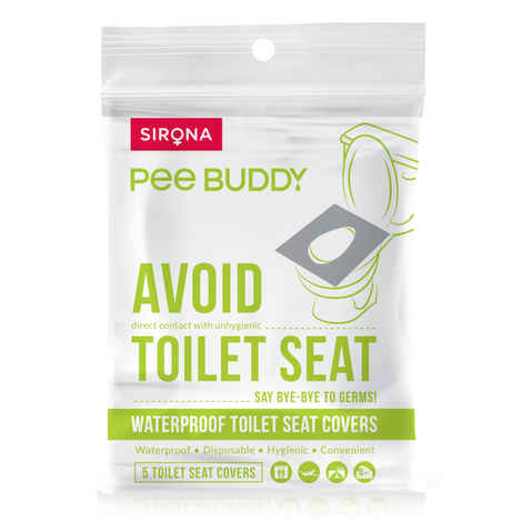 Buy PeeBuddy - Waterproof Toilet Seat Cover - 5 Toilet Sheets - Purplle
