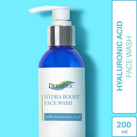 Buy DermDoc Hydra Boost Face Wash with Hyaluronic Acid (200 ml) - Purplle