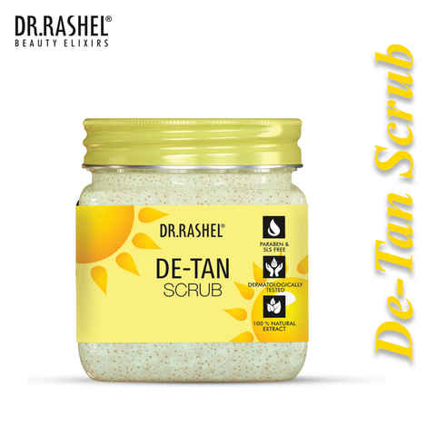 Dr.Rashel Anti-Tanning De-Tan Face and Body Scrub For All Skin Types (380 ml)