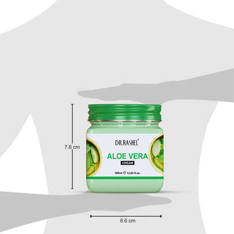 Dr.Rashel Moisturizing Aloe Vera Face and Body Cream For All Skin Types (380 ml)
