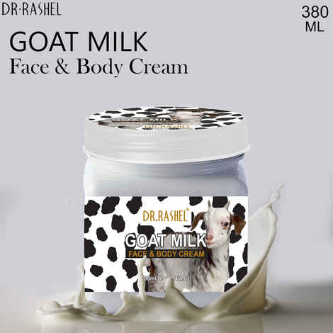 Dr.Rashel Soothing Goat Milk Face and Body Cream For All Skin Types (380 ml)