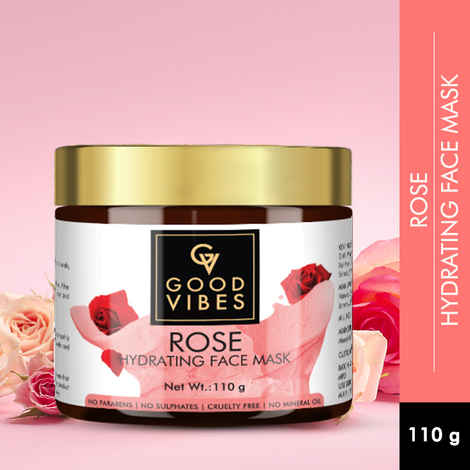 Buy Good Vibes Hydrating Face Mask - Rose (110 gm) - Purplle