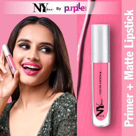 Buy NY Bae Confessions Of A Lip-a-holic Liquid Lipstick | Primer + Matte | Red | Moisturizing | Long Lasting | Dream Date 5 (4.5 ml) - Purplle