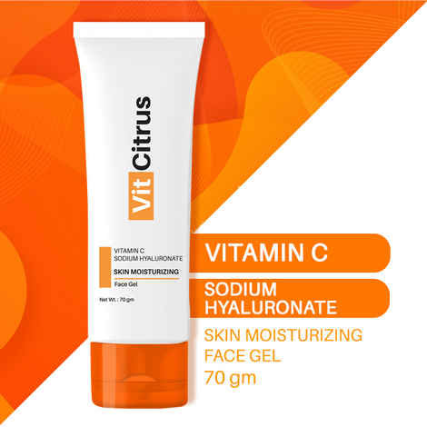 Buy Vit Citrus Vitamin C Sodium Hyaluronate Skin Moisturizing Face Gel (70 gm) - Purplle