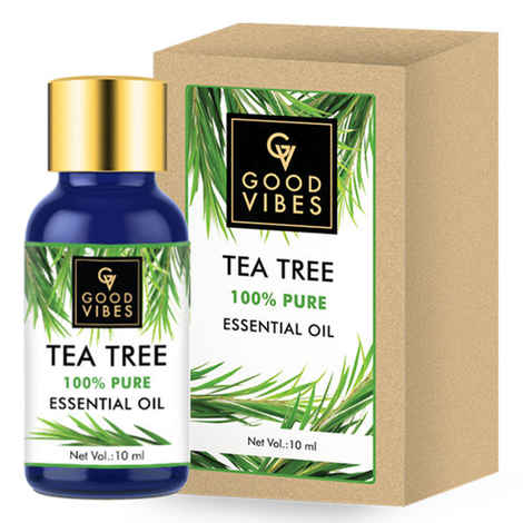 Buy Good Vibes 100% Pure Essential Oil - Tea Tree (10 ml) - Purplle