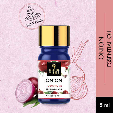 Buy Good Vibes 100% Pure Essential Oil - Onion (5 ml) - Purplle