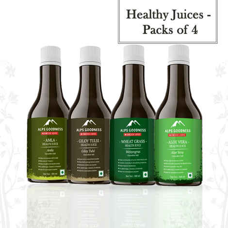 Buy Alps Goodness Healthy Juices - Packs of 4 - Purplle