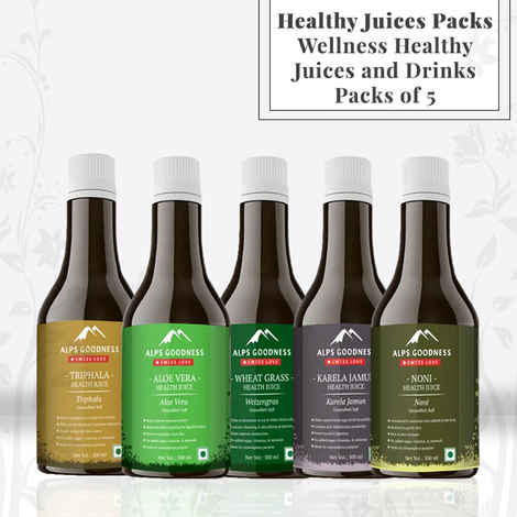 Buy Alps Goodness Healthy Juices - Packs of 5 - Purplle