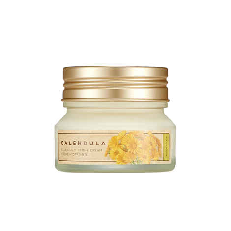 Buy The Face Shop Calendula Essential Moisture Cream with Squalene, Face cream to reduce acne & dark spots on senstive skin 50 ml - Purplle