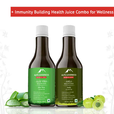 Buy Alps Goodness Immunity Building Health Juice Combo for Wellness (Aloe Vera + Amla) - Purplle