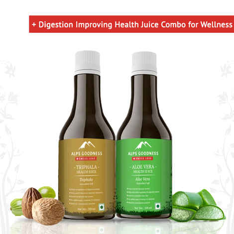 Buy Alps Goodness Digestion Improving Health Juice Combo for Wellness (Aloe Vera + Triphala) - Purplle