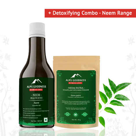 Buy Alps Goodness Detoxifying Combo - Neem Range (Juice + Wellness Powder) - Purplle