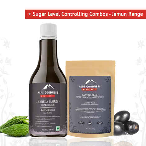 Buy Alps Goodness Sugar Level Controlling Combos - Jamun Range (Juice + Wellness Powder) - Purplle