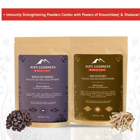 Buy Alps Goodness Immunity Strengthening Powders Combo (Krounchbeej + Shatavari) - Purplle