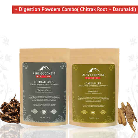 Buy Alps Goodness Digestion Improving Powders Combo (Chitrak Root + Daruhaldi) - Purplle
