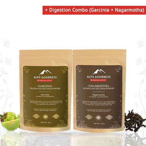 Buy Alps Goodness Digestion Improving Powders (Garcinia + Nagarmotha) - Purplle