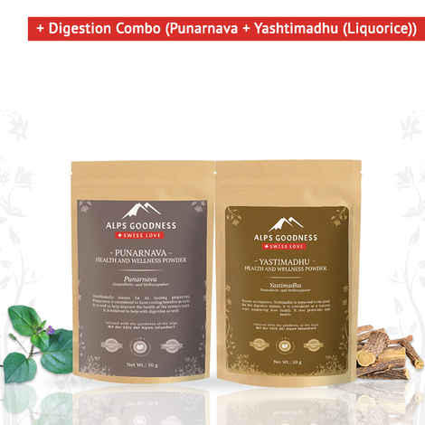 Buy Alps Goodness Digestion Enhancing Powders (Punarnava + Yashtimadhu) - Purplle
