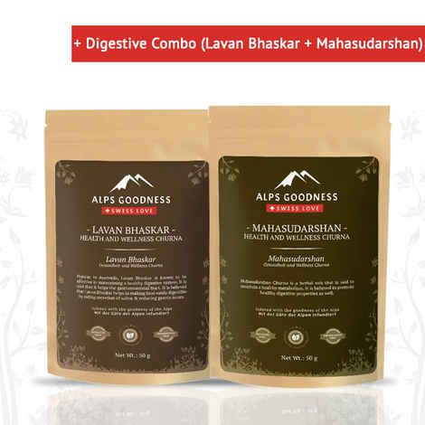 Buy Alps Goodness Digestion Enhancing Powders (Lavan Bhaskar + Mahasudarshan) - Purplle