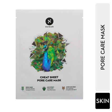 Buy SUGAR Cosmetics Cheat Sheet Pore Care Mask Face Mask - Purplle