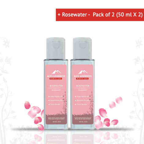 Buy Alps Goodness Rosewater - Pack of 2 (50 ml X 2) - Purplle
