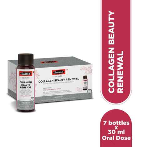 Buy Swisse Collagen Beauty Renewal Supplement with Blood Orange Extract (7 x 30 ml) - Purplle