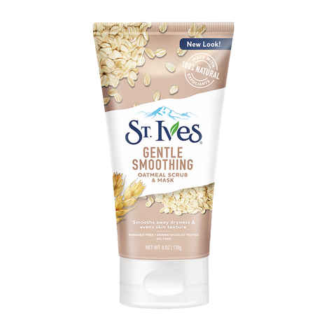 Buy St. Ives Gentle Smoothing Oatmeal Scrub & Mask (170 g) - Purplle