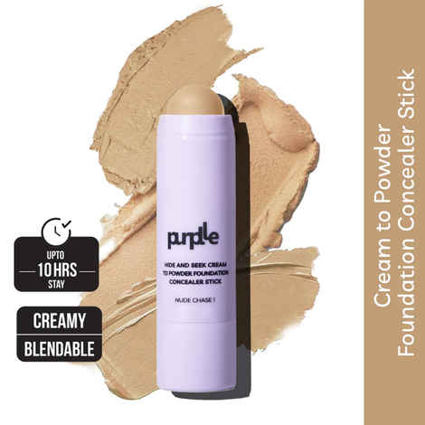 Buy Purplle Foundation Stick - Cream to Powder - Nude Chase 1 - Purplle