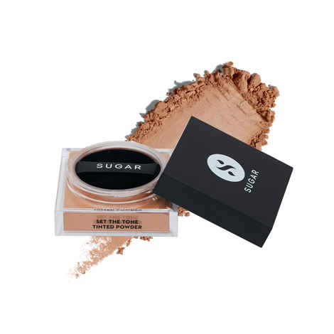Buy SUGAR Cosmetics Set The Tone Tinted Loose Powder | Long Lasting | Matte | Blurs Pores | 25gm - 55 Americano - Purplle