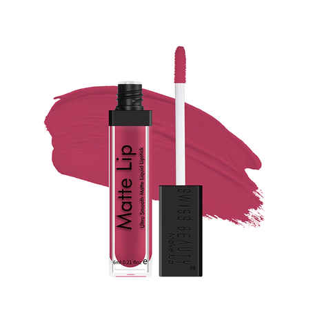Buy Swiss Beauty Ultra Smooth Matte Lip Liquid Lipstick Color Stay - Rose (6 ml) - Purplle