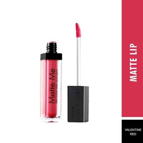 Buy Swiss Beauty Ultra Smooth Matte Lip Liquid Lipstick Color Stay - Valentine-Red (6 ml) - Purplle