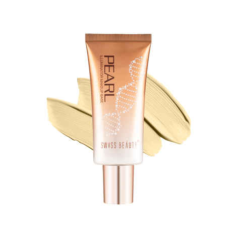 Buy Swiss Beauty Pearl Illuminator Makeup Base - Golden-Pink (35 g) - Purplle