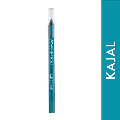 Buy Swiss Beauty Intense Gel Kajal Eyeliner - Turquoise 1.2 gm - Purplle