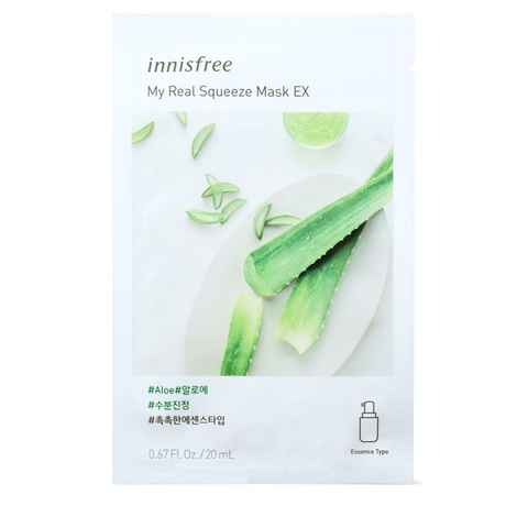 Buy Innisfree My Real Squeeze Mask-Aloe 20 ml - Purplle