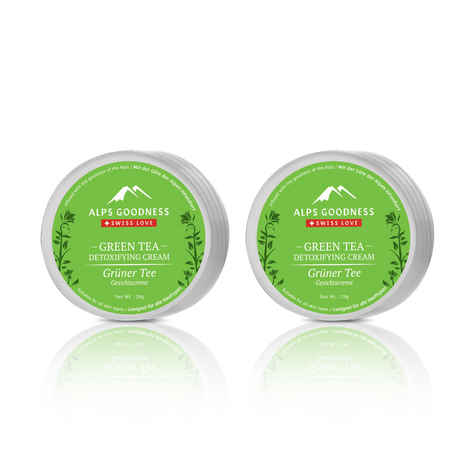 Buy Alps Goodness Face Cream - Green Tea (29 g X 2) - Purplle