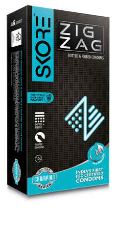 Buy Skore Zig Zag 10's Pack - Purplle