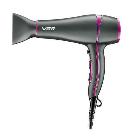 Buy VGR Navigator V-402 Professional 2200W Premium Hair Dryer (Matt Grey/Pink) - Purplle