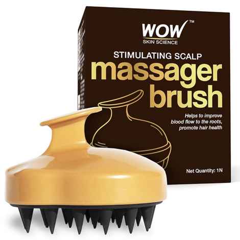 Buy WOW Skin Science Stimulating Scalp Massager Brush 1 Pc - Purplle