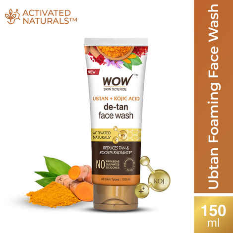 WOW Skin Science Ubtan Face Wash For All Skin Types - No Parabens, Sulphate, Silicones & Color, 100 mL