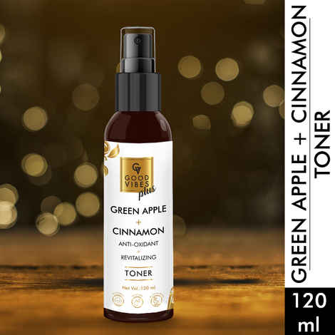 Buy Good Vibes Plus Toner - Apple + Cinnamon (120 ml) - Purplle