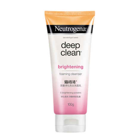 Buy Neutrogena Deep Clean Brightening Foaming Cleanser (100 g) - Purplle