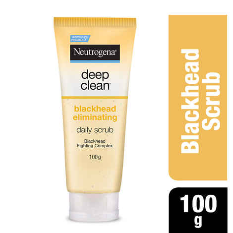 Buy Neutrogena Deep Clean Blackhead Eliminating Daily Scrub (100 g) - Purplle