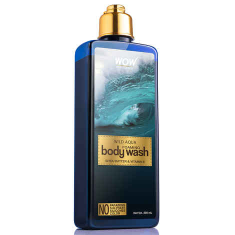 Buy WOW Skin Science Wild Aqua Foaming Body Wash (250 ml) - Purplle