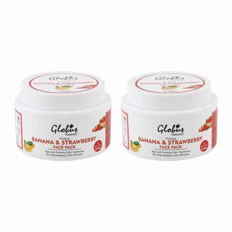 Buy Globus Naturals Purifying Banana & Strawberry Anti Aging Face Pack (125 g) - (Pack Of 2) - Purplle