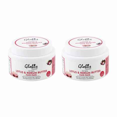 Buy Globus Naturals Lotus Kokum Butter Anti Aging Face Pack ( 125 g) Pack Of 2 - Purplle