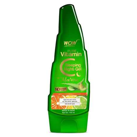 Buy WOW Skin Science Pure Vitamin C Sleeping Night Gel with Aloe Vera (150 ml) - Purplle