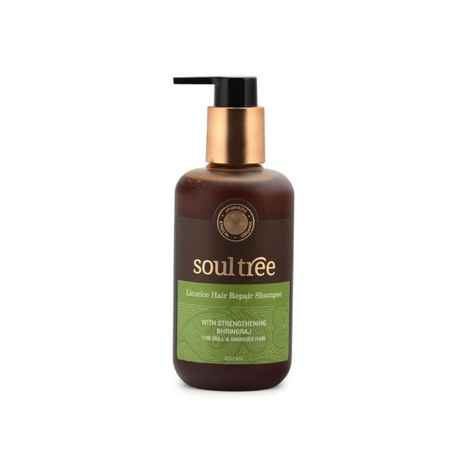 Buy SoulTree Licorice Hair Repair Shampoo with Strenghtening Bhringraj- For Dull & Damaged Hair(250 ml) - Purplle