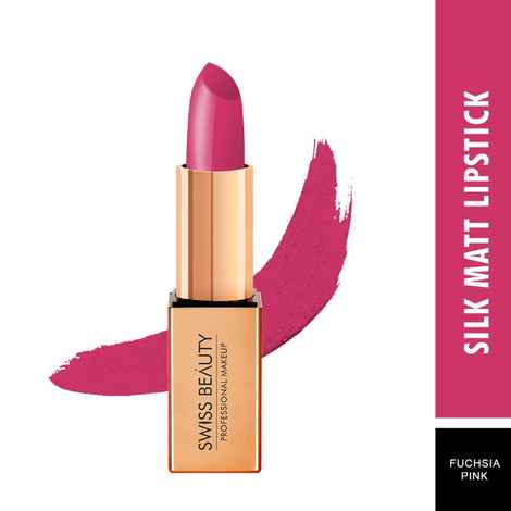 Buy Swiss Beauty - Matte Lipstick 5 Fuschsia Pink (3.5 g) - Purplle
