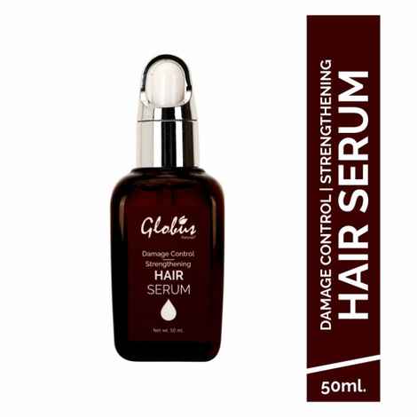 Buy Globus Naturals Damage Repair & Strengthening Hair Serum 50 ml | Deep Hydration for Frizzy and Dry Hair | Damage Control Formula | Ingrovating & Refreshing Fragrance - Purplle