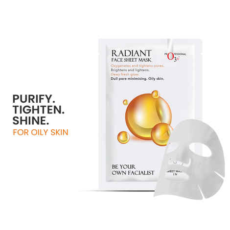 Buy O3+ Facialist Radiant Face Sheet Mask(30g)(Radiant) - Purplle