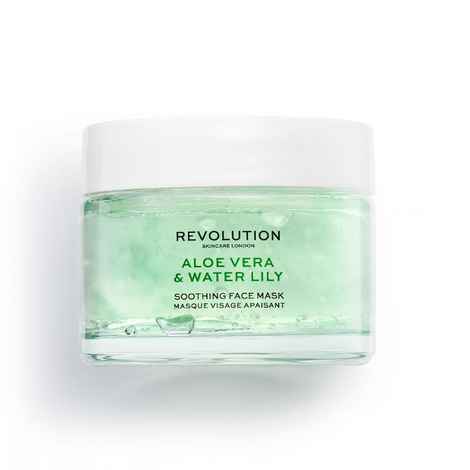 Buy Makeup Revolution Revolution Skin Aloe Vera & Water Lily Soothing Face Mask - Purplle